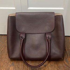 Cuyana maroon large purse